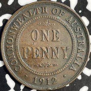 1912-H Australia 1 Penny Lot#D8660
