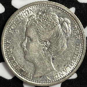 1904 Netherlands 10 Cents Lot#D8868 Silver! Nice!