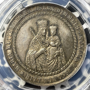 Undated Germany Baptismal Medal PCGS Scratch-UNC Detail Lot#G7156 Silver!