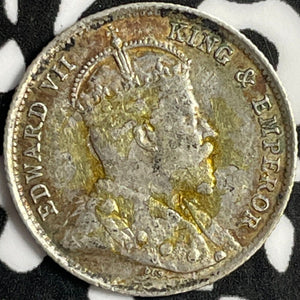1904 Hong Kong 5 Cents Lot#D8748 Silver! Nice!