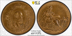 1882 Russia Pan-Russian Exposition Medal PCGS MS63 Lot#GV7137 Diakov-930.5