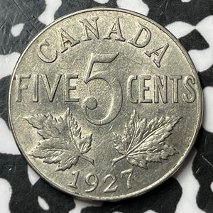 1927 Canada 5 Cents Lot#D7902 Nice!
