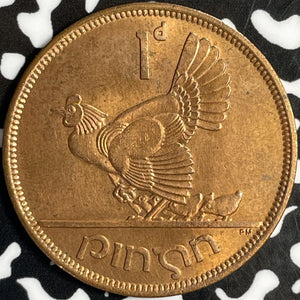 1966 Ireland 1 Penny Lot#D8204 High Grade! Beautiful!