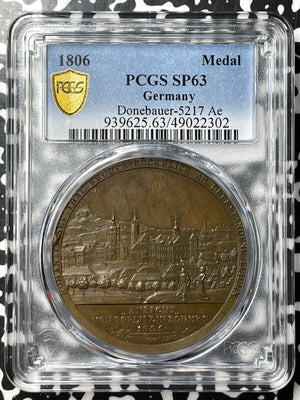 1806 Germany Bohemia-Healag Spring Of Teplitz Medal PCGS SP63 Lot#G7162