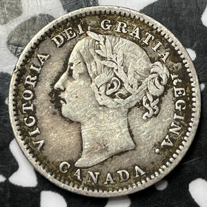 1888 Canada 10 Cents Lot#D7508 Silver!