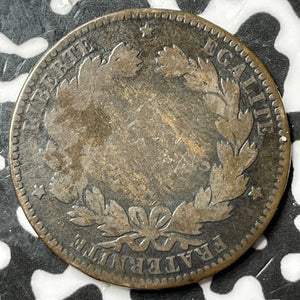 1874 France 5 Centimes Lot#D8373