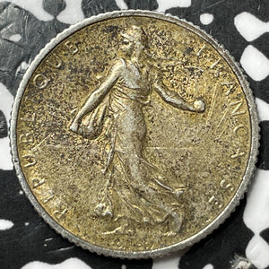 1915 France 1 Franc Lot#D7783 Silver!