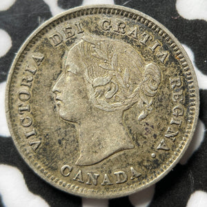 1893 Canada 5 Cents Lot#JM6993 Silver! Nice!