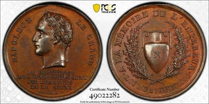 1840 France Napoleons Remains Transfer Medal PCGS Mount Removed-AU Det Lot#G7148