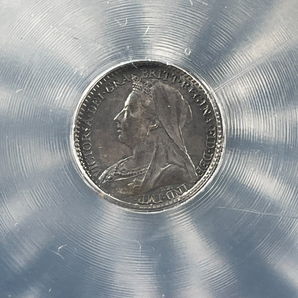 1898 Great Britain Victoria Maundy 1 Penny NGC MS64 Lot#G3380