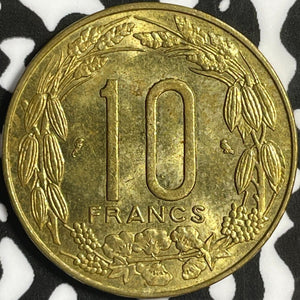 1969 Cameroon 10 Francs Lot#D8462 High Grade! Beautiful!
