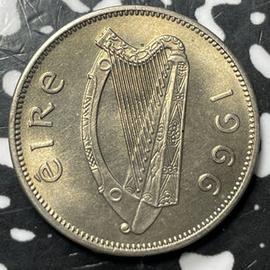 1966 Ireland 6 Pence Sixpence Lot#D7656 High Grade! Beautiful!