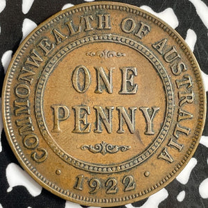 1922 Australia 1 Penny Lot#D8679