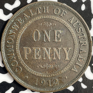 1912-H Australia 1 Penny Lot#D8662