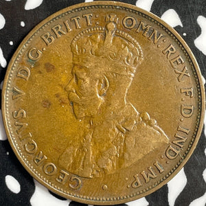 1919 Australia 1 Penny Lot#D8667 No Dots