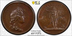 "1663" France Louis XIV France Flourishing Medal PCGS MS62BN Lot#GV7128 Divo-72