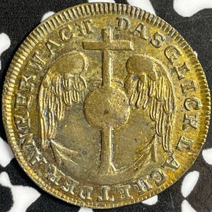 (c. 1820) Germany Prussia Friedrich Wilhelm III Brass Jeton Lot#D6936