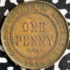 1936 Australia 1 Penny Lot#D8642