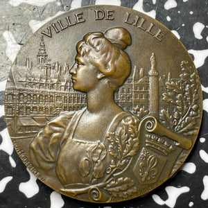 1905 France Ville De Lille Medal by Dubois Lot#D7358 45mm