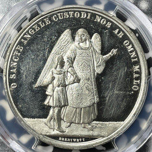 U/D Germany 'Glory To God In The Highest' Christmas Medal PCGS SP62 Lot#G7123