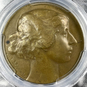 (1912) Belgium Medal By Bremaecker 'On Vanity' PCGS MS62 Lot#GV7131 Nice UNC!