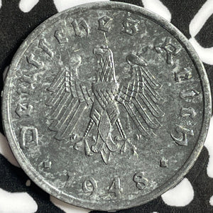 1948-A Germany Allied Occupation 10 Pfennig Lot#D8796 Nice!