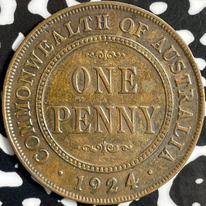 1924 Australia 1 Penny Lot#D8643