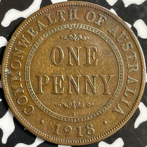 1918-I Australia 1 Penny Lot#D8666
