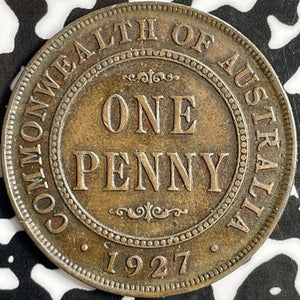 1927 Australia 1 Penny Lot#D8637