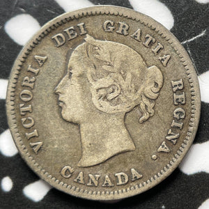 1889 Canada 5 Cents Lot#JM6981 Silver! Key Date!