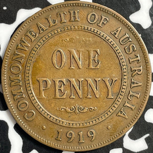 1919 Australia 1 Penny Lot#D8667 No Dots