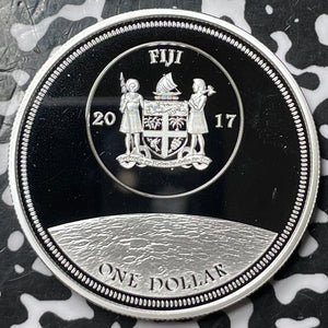2017 Fiji $1 Dollar Lot#D7978 Proof! Gemini 8