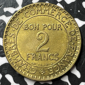 1925 France 2 Francs Lot#D8355 High Grade! Beautiful!