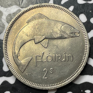 1966 Ireland 1 Florin Lot#D7633 High Grade! Beautiful!