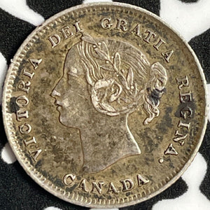 1896 Canada 5 Cents Lot#D8850 Silver! Nice!