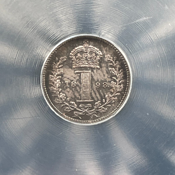 コレクション 1898 G.BRITAIN PENNY NGC MS64 BN 1898 Great Britain Victoria Maundy 1 Penny NGC MS64 Lot#G3380