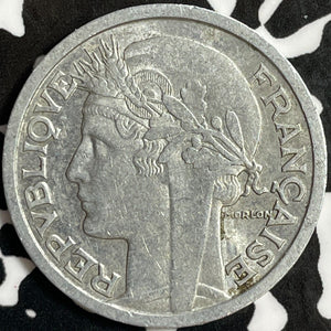 1945-B France 2 Francs Lot#D8337