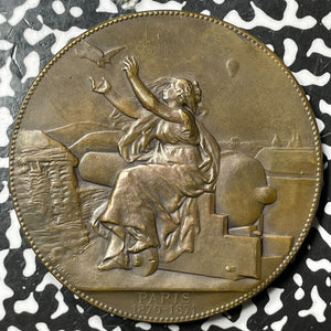 1871 France Ministry Of War Carrier Pigeon Medal Lot#OV1203 63mm
