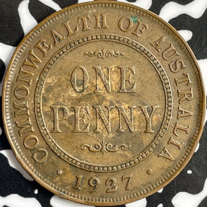 1927 Australia 1 Penny Lot#D8655