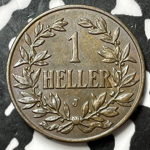 1912-J German East Africa 1 Heller Lot#D7466 High Grade! Beautiful!