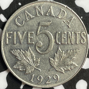 1929 Canada 5 Cents Lot#D8085 Nice!