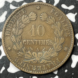 1891-A France 10 Centimes Lot#D8365