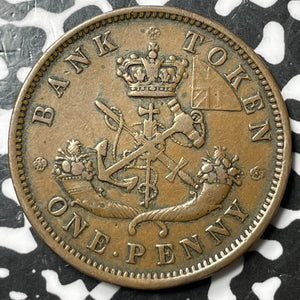 1857 Upper Canada 1 Penny Token Lot#D7970