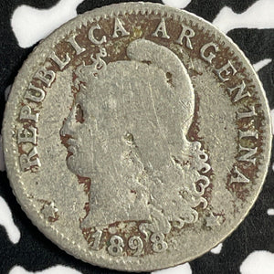 1898 Argentina 20 Centavos Lot#D8619