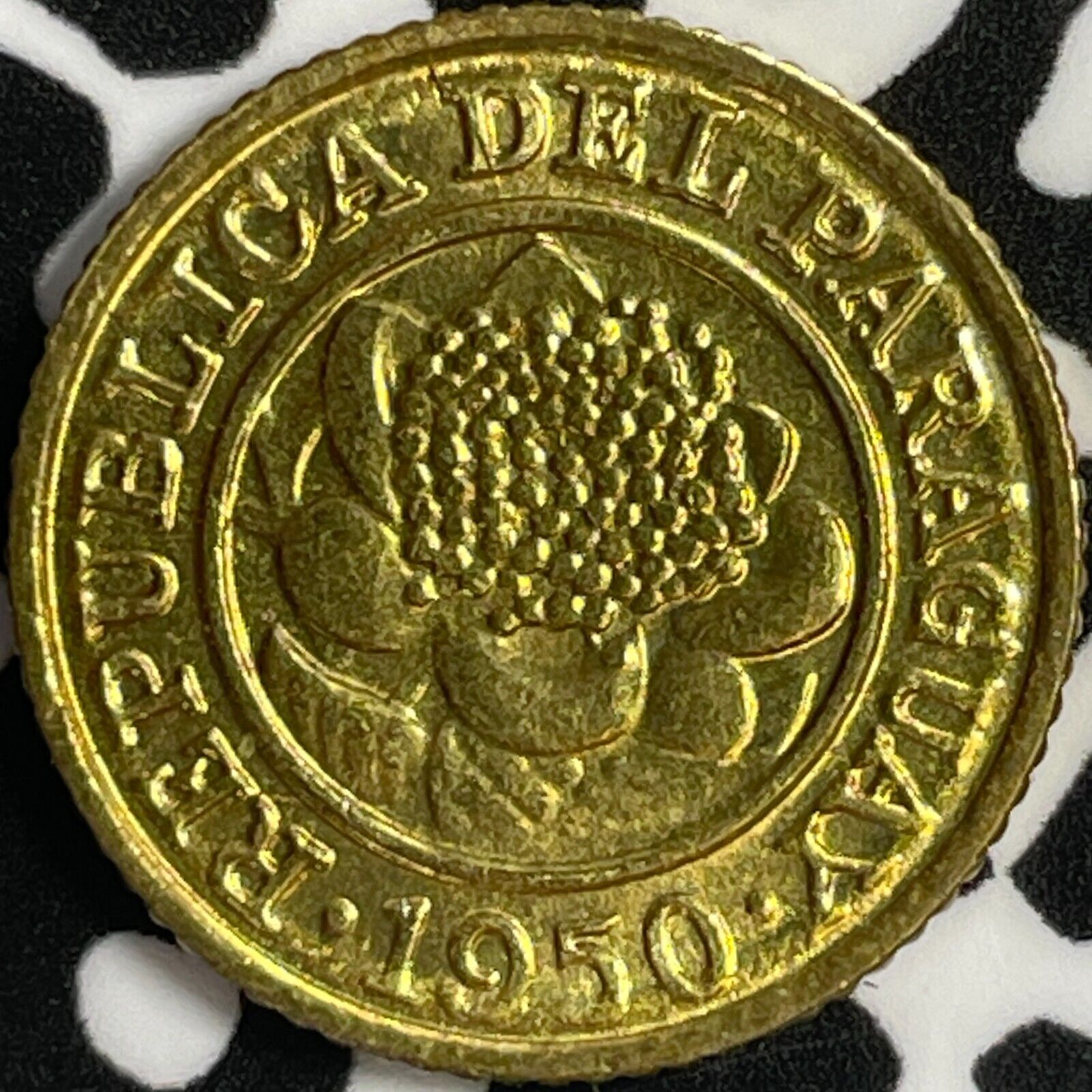 1950 Paraguay 1 Centimo Lot#D8183 High Grade! Beautiful!