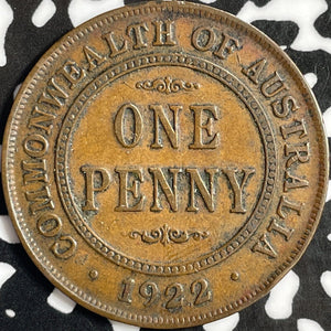 1922 Australia 1 Penny Lot#D8680