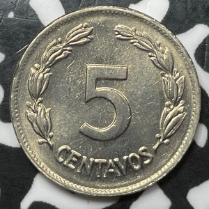 1946 Ecuador 5 Centavos (11 Available) High Grade! Beautiful! (1 Coin Only)