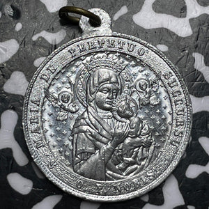 Undated Pope Pius XI Religious Medalet Lot#D6213 25mm