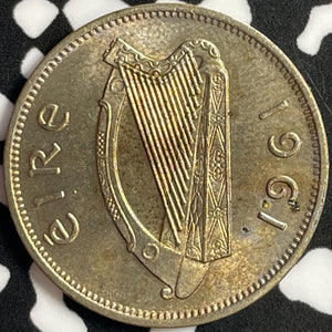 1961 Ireland 6 Pence Sixpence Lot#D2816 High Grade! Beautiful!