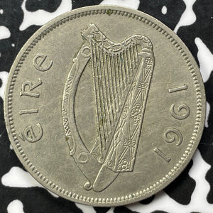 1961 Ireland 1 Florin Lot#D2338